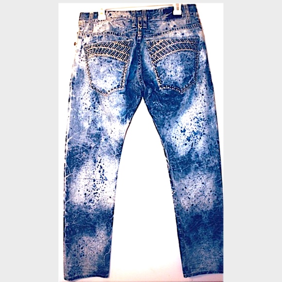 Real 100% Authentic ROBIN’S JEAN Men 30 or 33 - Picture 2 of 8